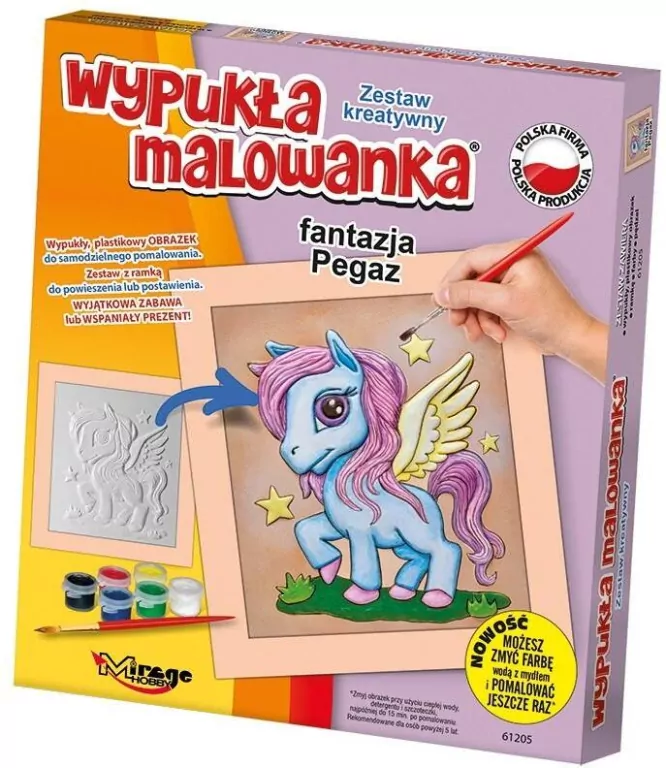 Wypukła malowanka. Fantazja Pegaz - tantis.pl