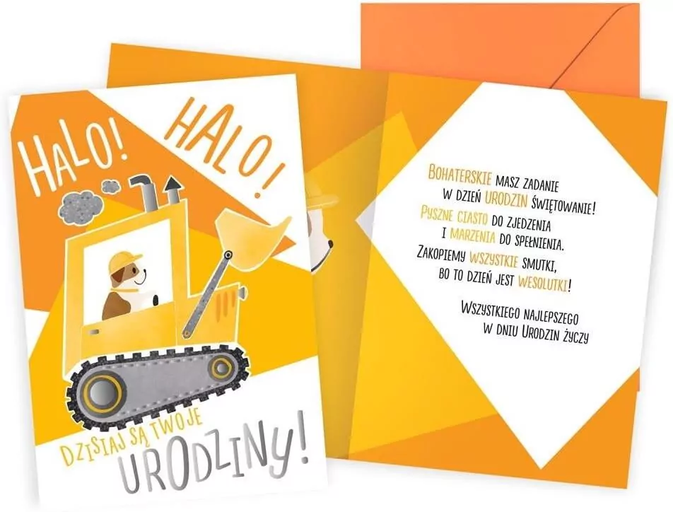Kukartka. Karnet. Urodziny - tantis.pl