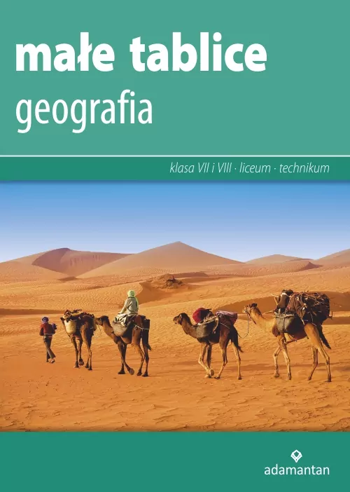 Małe tablice. Geografia w.2019 ADAMANTAN - tantis.pl
