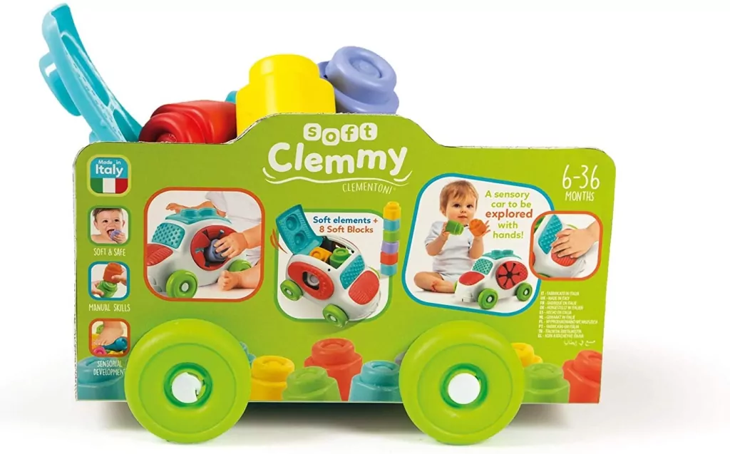 Soft Clemmy. Autko z klockami - tantis.pl