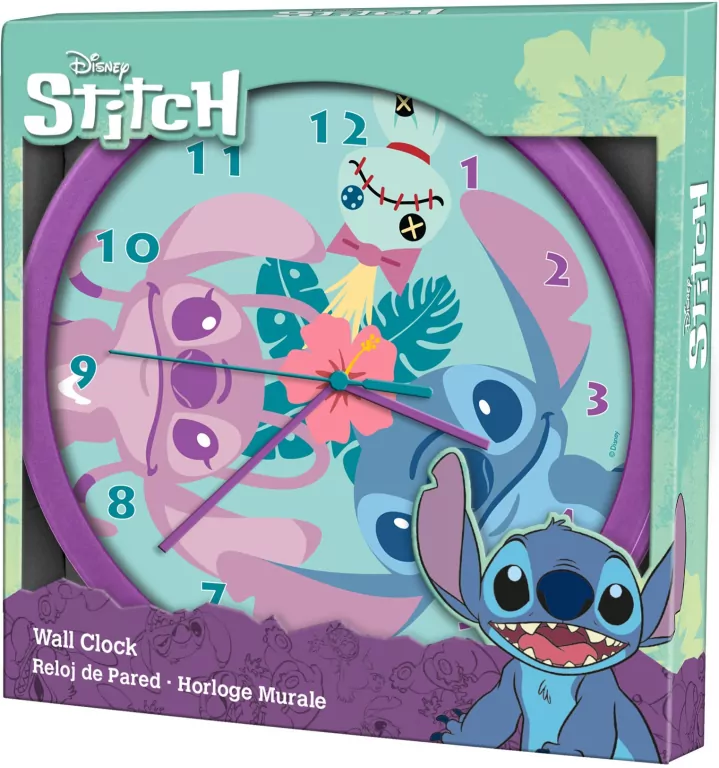 Zegar ścienny Stitch 25cm LAS3098 - tantis.pl