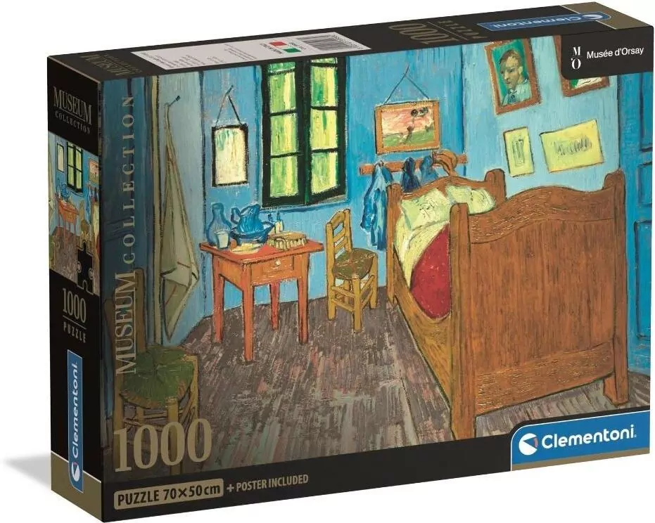 Puzzle 1000 Compact Mus.BedroomInArles 39968 - tantis.pl