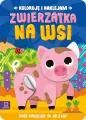 Koloruję i naklejam. Zwierzątka na wsi 3 lata - tantis.pl