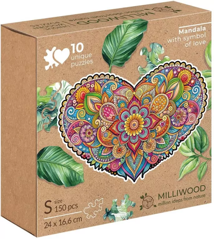 Puzzle drewniane 150 Mandala miłości ALEX - tantis.pl