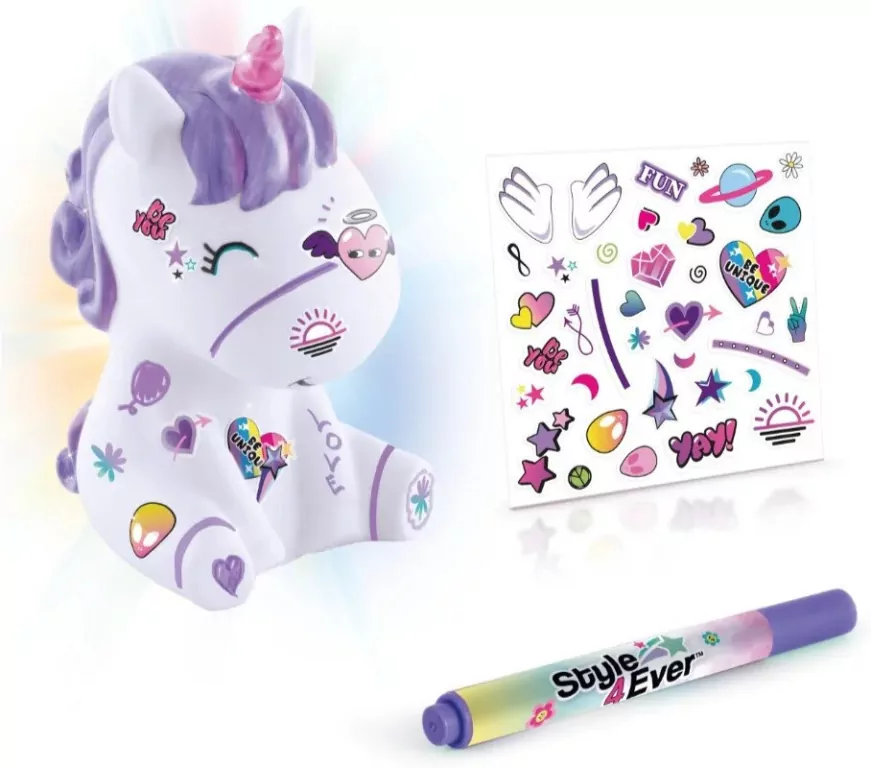 Epee. Świecące Dekorożce Unicorn Sweet 600424 - tantis.pl