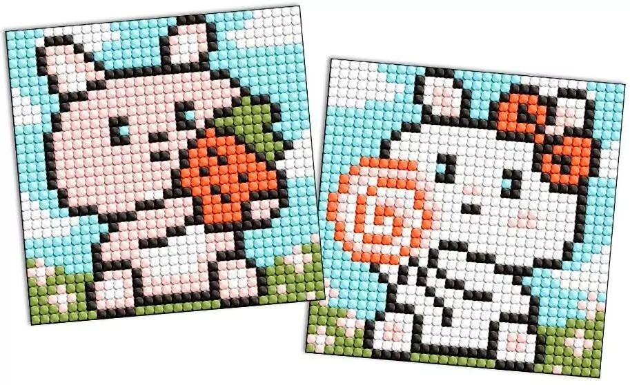 Diamentowa mozaika Kids naklejka - Śliczne.. 9x9cm - tantis.pl