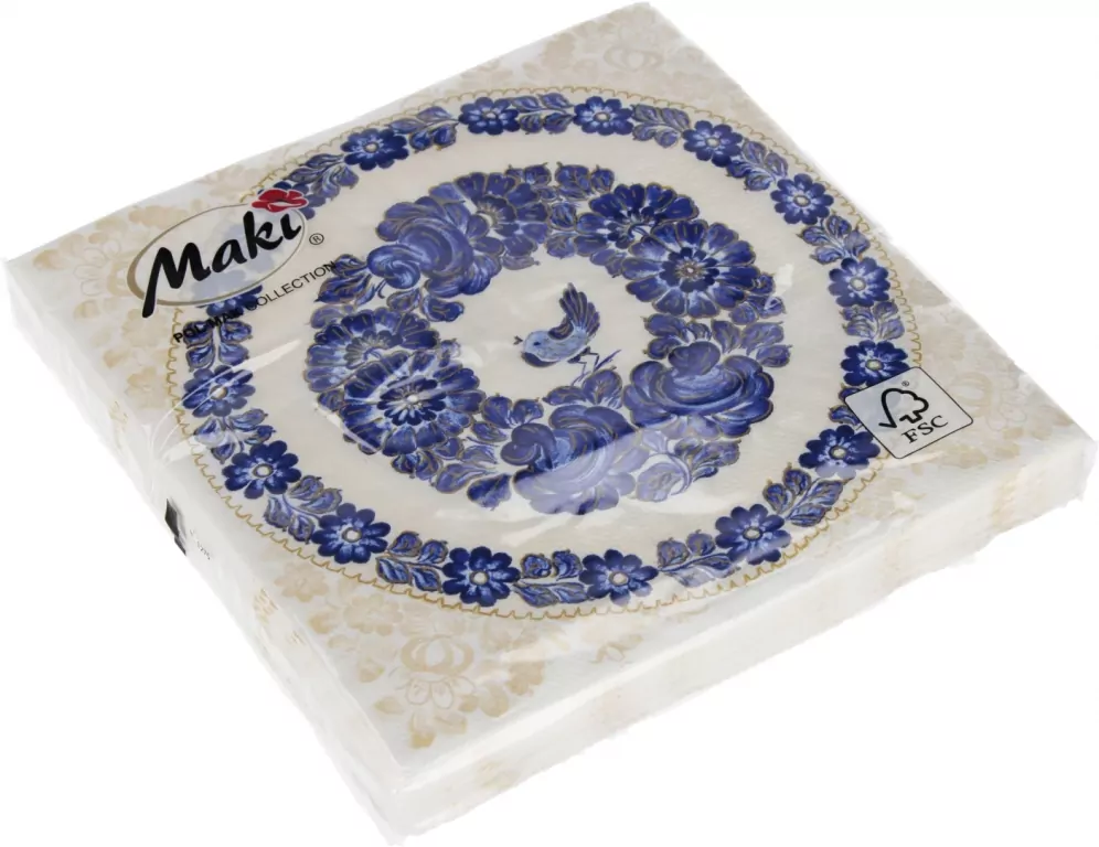 SERWETKA PAP 3W 330X330 FAJANS 61101 PM OP - tantis.pl