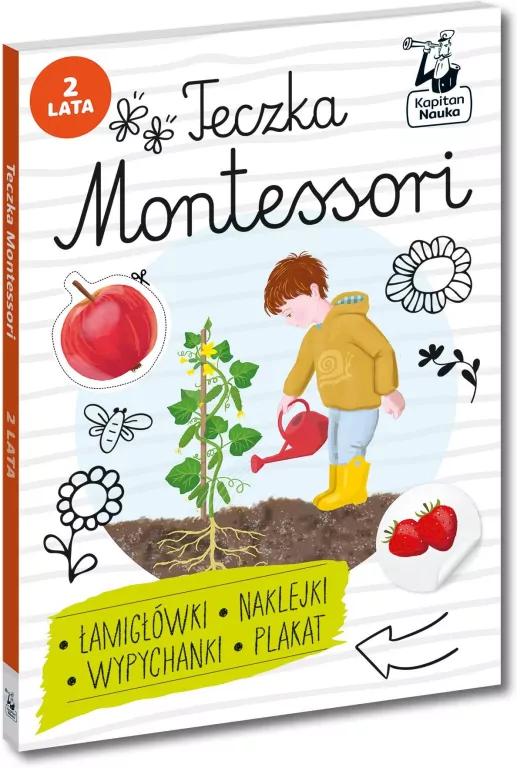 Teczka Montessori. 2 lata. Kapitan Nauka - tantis.pl
