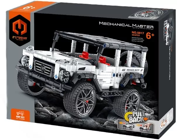 Pull Back Off Roader biały IM5817 - tantis.pl