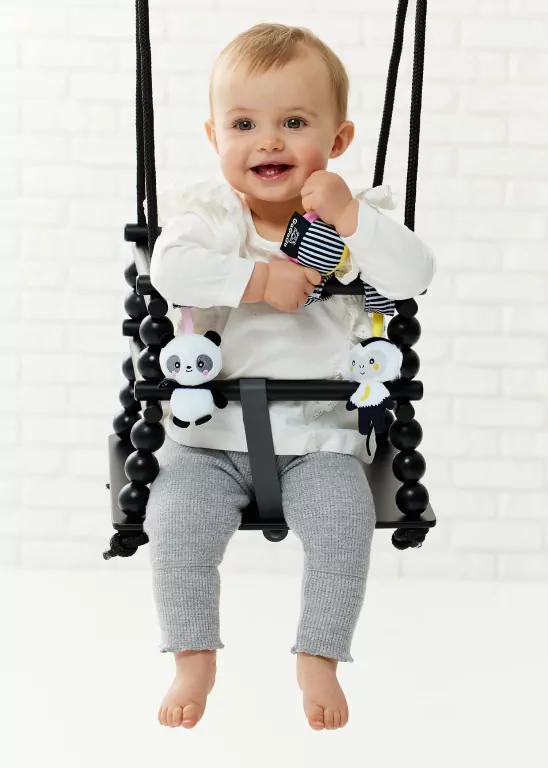 Pluszowe zawieszki. Panda Małpka Piłka - tantis.pl