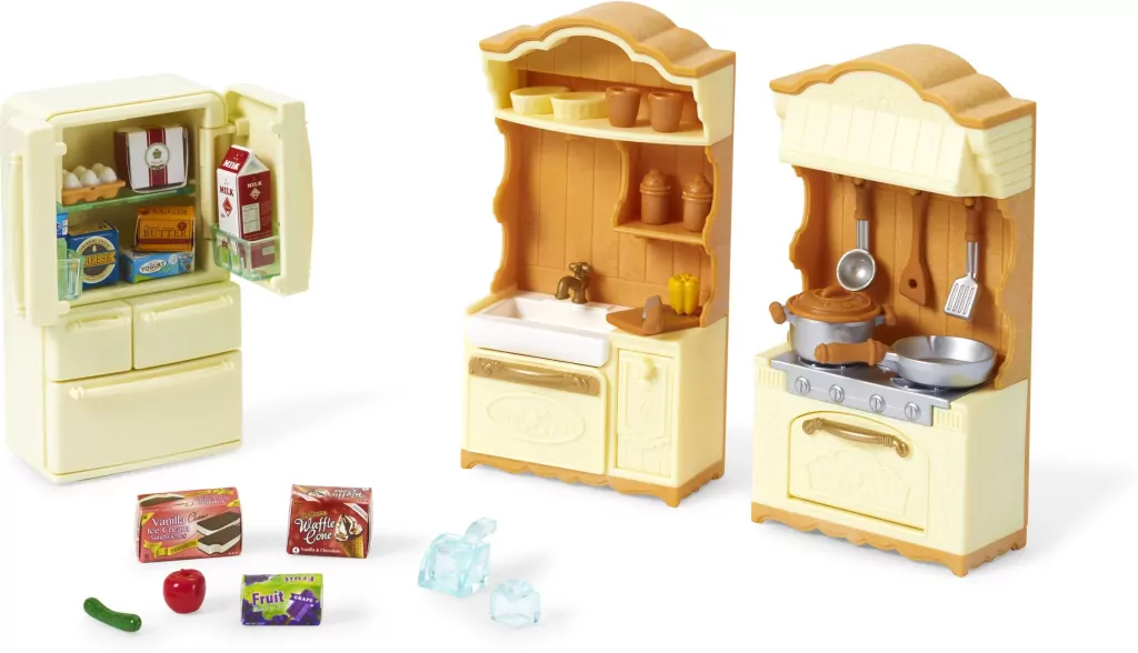 Wiejska kuchnia z lodówką. Sylvanian Families - tantis.pl