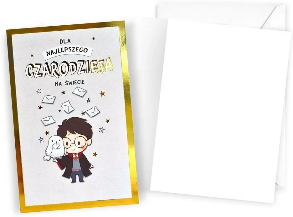 Karnet urodziny Harry Potter - tantis.pl