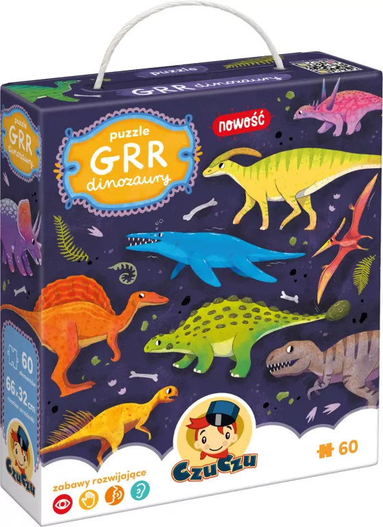 CzuCzu. Puzzle. Grr Dinozaury - tantis.pl