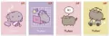 Zeszyt A5/60K kratka laminowany Pusheen (10szt) - tantis.pl