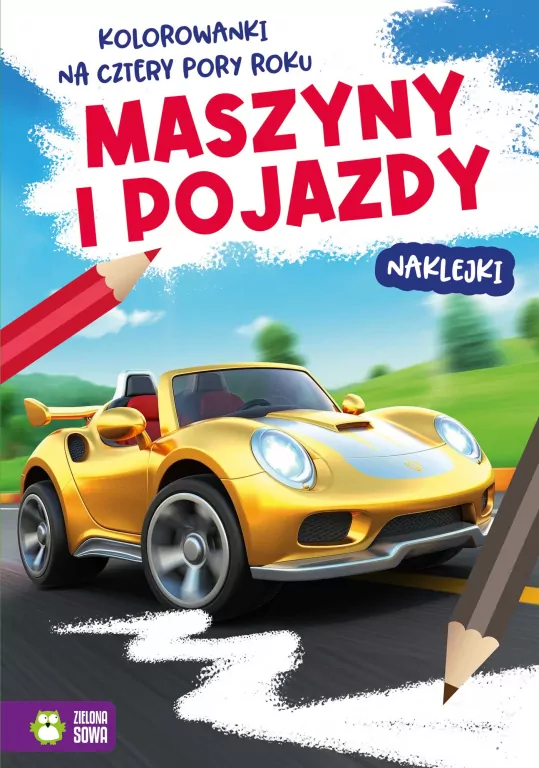 Kolorowanki na cztery pory roku. Maszyny i pojazdy - tantis.pl