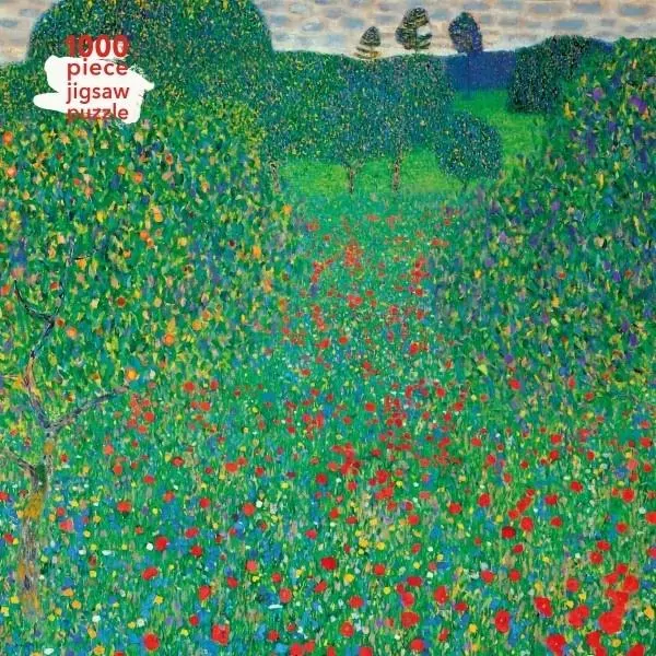 Puzzle 1000 Pole maków Gustav Klimt - tantis.pl