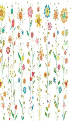 Karnet B6 + koperta. Kwiatki