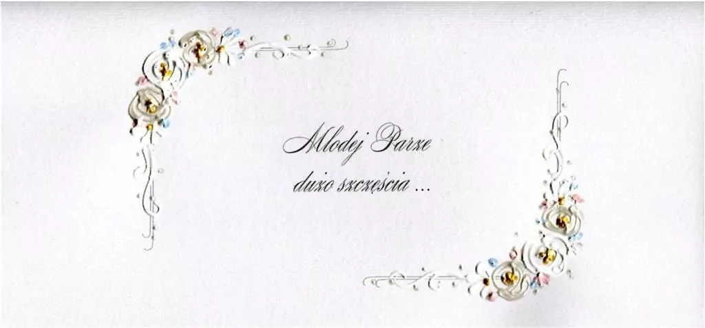 Karnet Ślub. Dużo szczęścia - tantis.pl