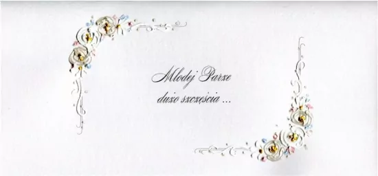 Karnet Ślub. Dużo szczęścia