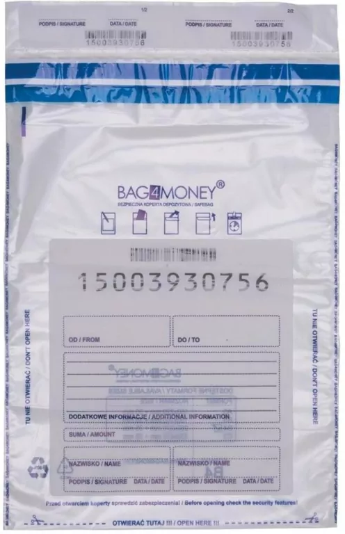 Koperta bezpieczna transparentna 37x27cm - tantis.pl