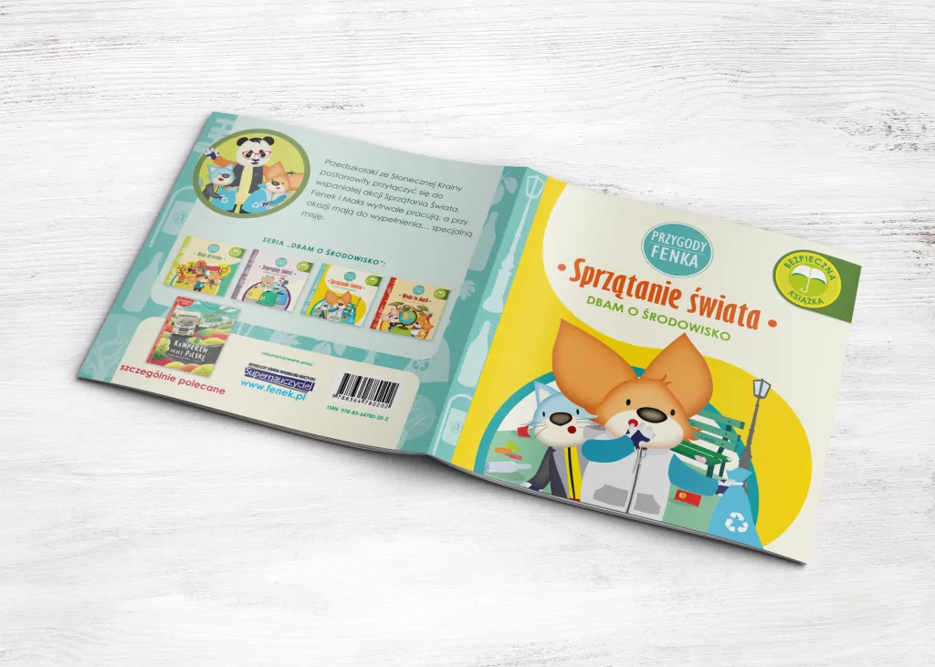 Sprzątanie świata. Dbam o środowisko. Przygody Fenka - tantis.pl