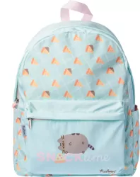 Plecak szkolny. Pusheen zielony
