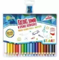 Kredki Jumbo St.Art w oprawie drewnianej, 18 kolorów + temperówka - tantis.pl