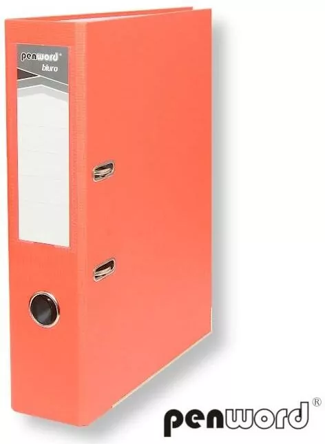Segregator A4 z okuciem 7,5cm pomarańczowy - tantis.pl