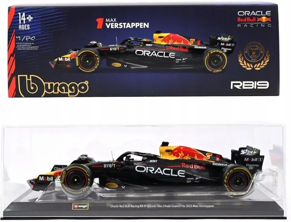 F1 Oracle Red Bull RB19 M.Verstappen 1:24 BBURAGO - tantis.pl