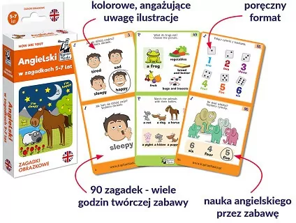 Angielski. Zagadki obrazkowe. Kapitan Nauka - tantis.pl