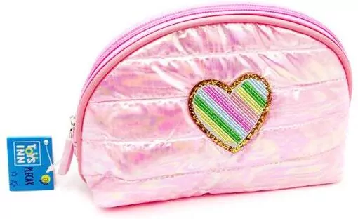Kosmetyczka puffy różowa STnux - tantis.pl