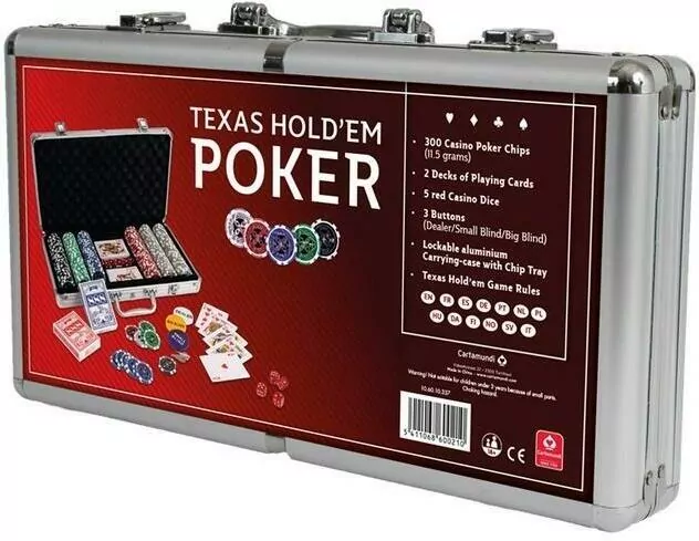 Texas Hold'em Poker. Zestaw do pokera w walizce - tantis.pl