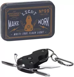 Multitool kieszonkowy z latarką