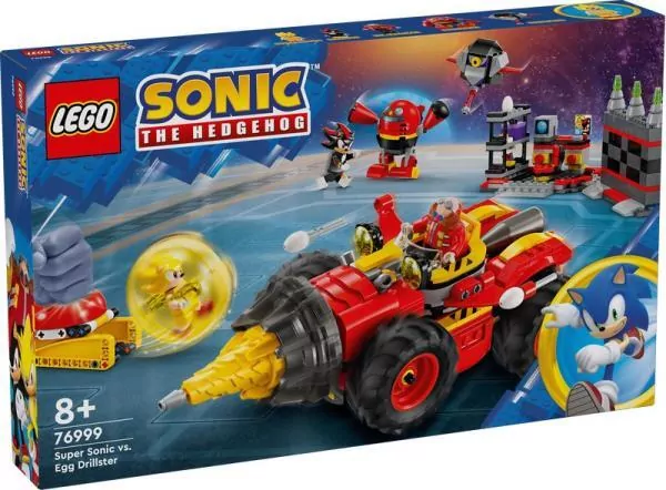LEGO® Sonic the Hedgehog. Super Sonic kontra Egg Drillster 76999 - tantis.pl