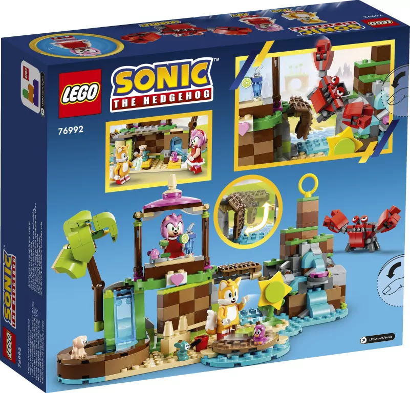 LEGO® Sonic the Hedgehog™. Wyspa dla zwierząt Amy 76992 - tantis.pl