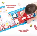 CzuCzu. Puzzle z dziurką. Wóz strażacki. 24 el. - tantis.pl