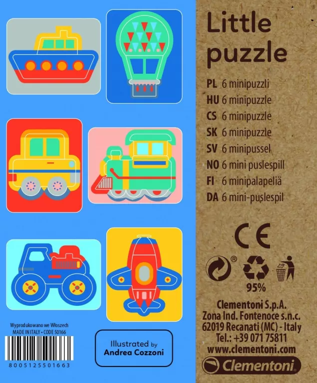 Puzzle Małe. Transport - tantis.pl