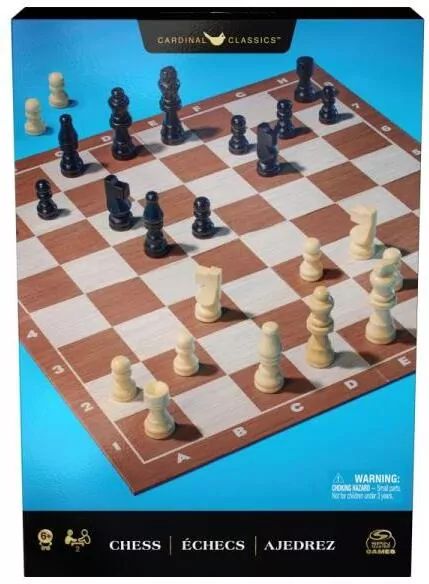 Szachy drewniane 6065339 Spin Master - tantis.pl