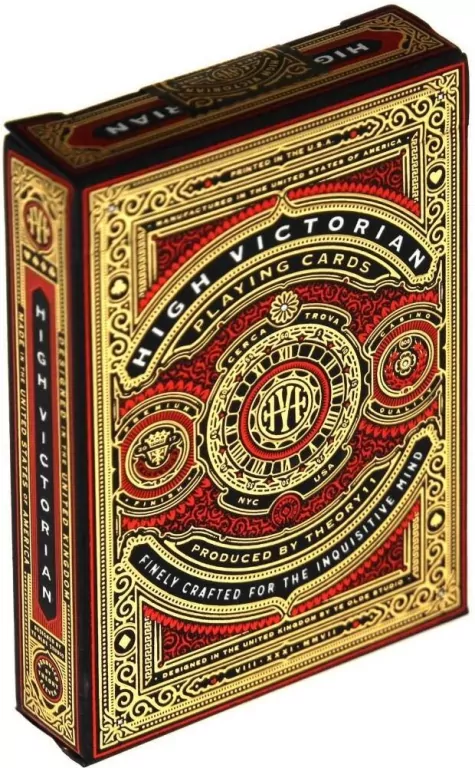 Karty High Victorian czerwone. BICYCLE - tantis.pl