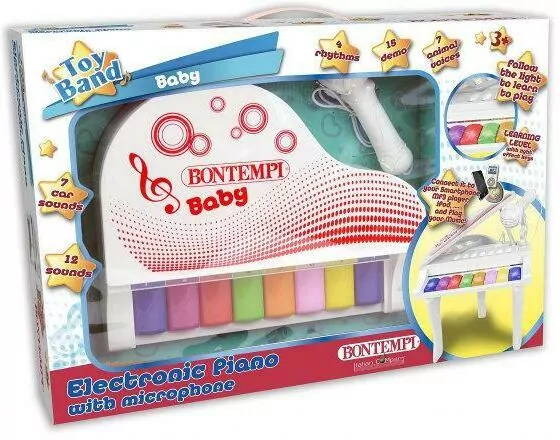 Bontempi. Fortepian elektroniczny z mikrofonem - tantis.pl