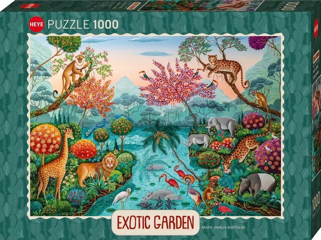 Puzzle 1000 Egzotyczny ogród, Raj - tantis.pl