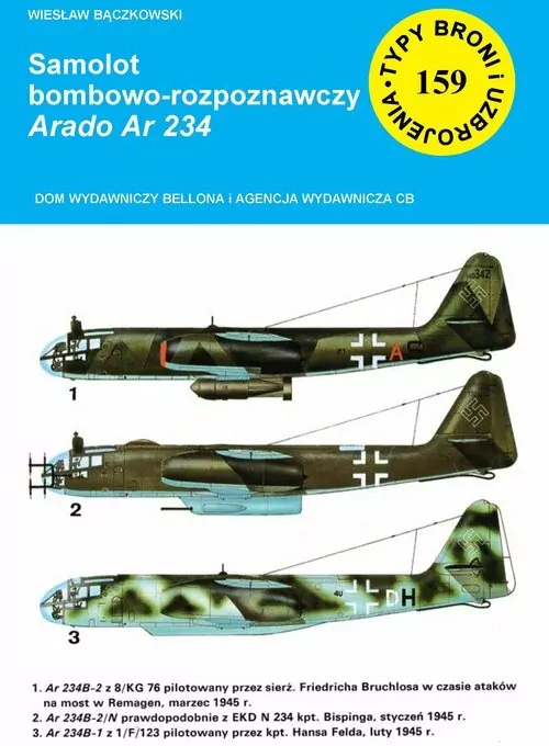 Samolot bombowo-rozpoznawczy. Arado Ar 234 - tantis.pl