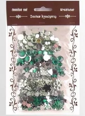 Zestaw kamyczków zielonych 35g - tantis.pl