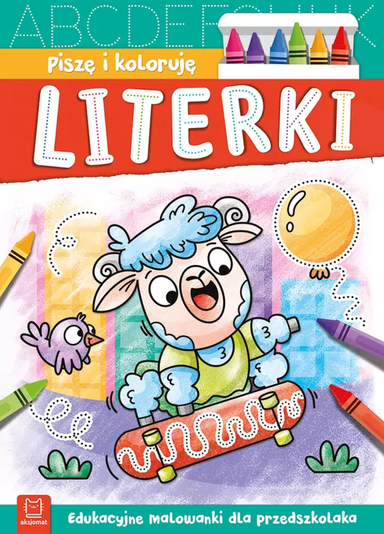 Literki. Piszę i koloruję. Edukacyjne malowanki - tantis.pl