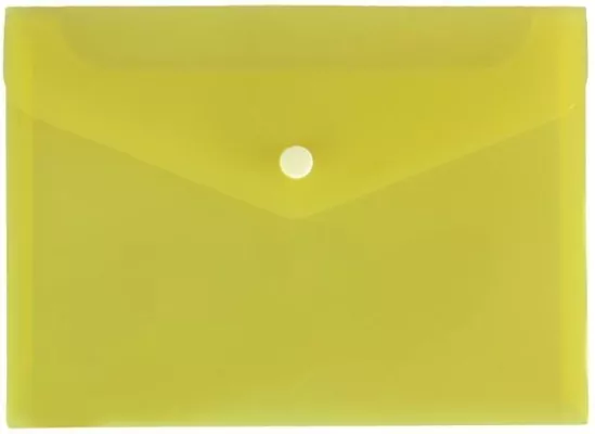 Teczka koperta A5 satyna żółta