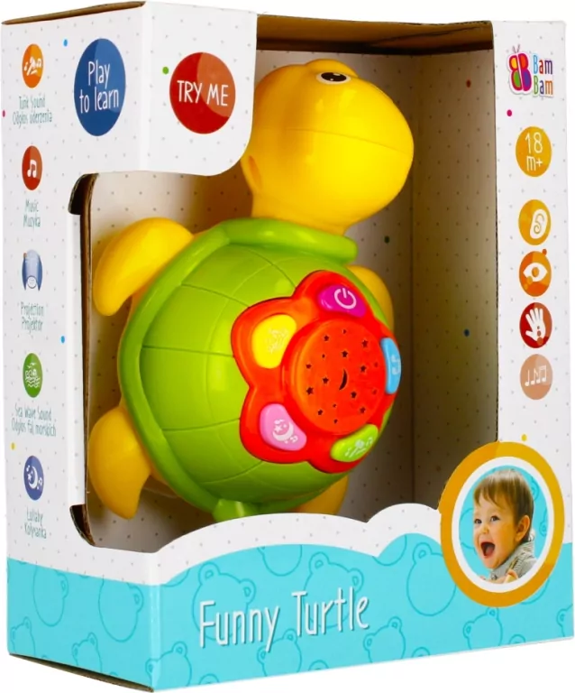 Zabawny żółw. Bam Bam - tantis.pl