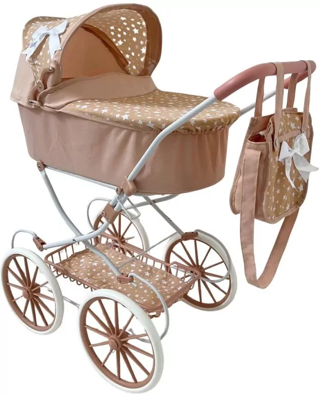Wózek Retro dla lalek z torbą - tantis.pl