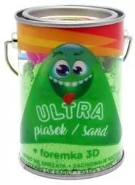 Ultra Piasek 150g zielony + foremka Panda - tantis.pl