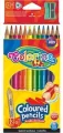 Kredki ołówkowe 12 kolorów + temperówka - tantis.pl