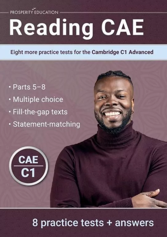 Reading CAE. Eight more practice tests for the Cambridge C1 Advanced - tantis.pl